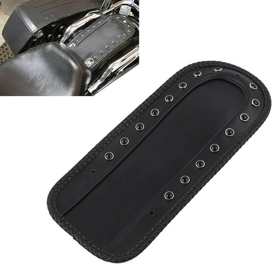 ya 4 8.10 Rear Fender Bib Studs Solo for SEAT Black for Harley Street Electra Glide Road King