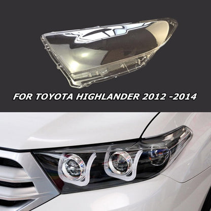 ya 4 8.10 Left Side Headlight Lens Headlamp Clear Cover Cap for Toyota Highlander 2012-14