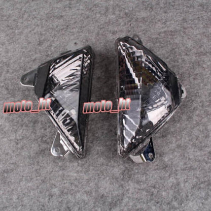 ya 2 8.15 Fit for Kawasaki 2013 2014 ZX-6R ZX636 Clear Motor Front Turn Signal Lenses Cover