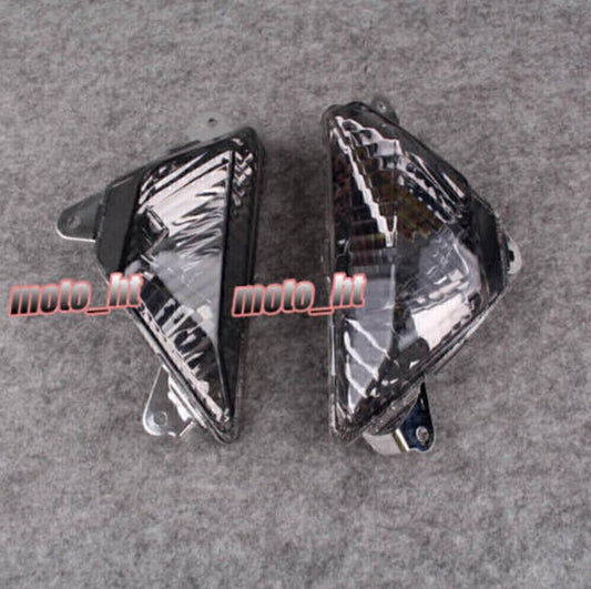 ya 2 8.15 Fit for Kawasaki 2013 2014 ZX-6R ZX636 Clear Motor Front Turn Signal Lenses Cover