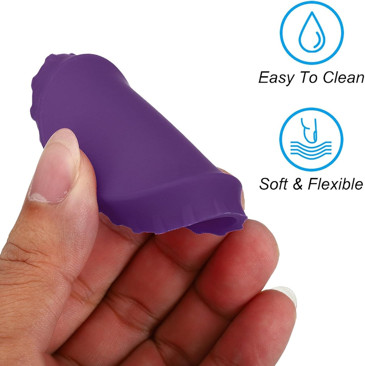 ya 14 9.20 baidi Silicone Soda Can Lids, 6Pcs Re ble Drink Cans Protector Cover Cap Purple-1