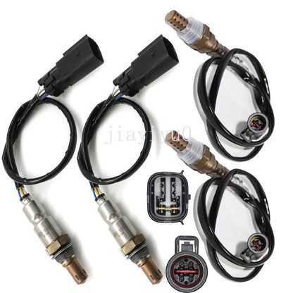 ya 4 8.14 4-Piece Front and Rear Oxygen O2 sensors Suitable for Ford Explorer 3.5L Non Turbine 2014-2015