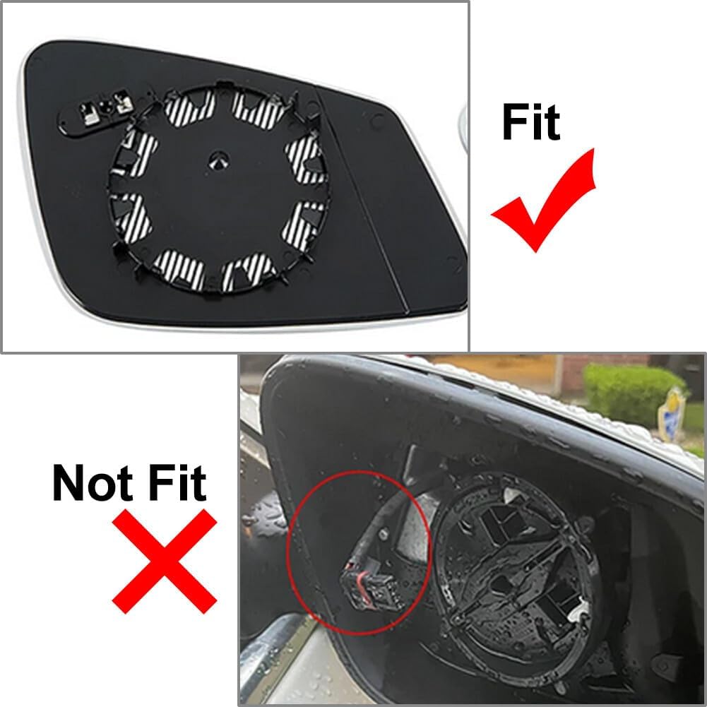 ya 11 9.14 baidiSide Mirror Rearview Mirror Glass for BMW F01 F10 F06 F20 F21 F30 F48