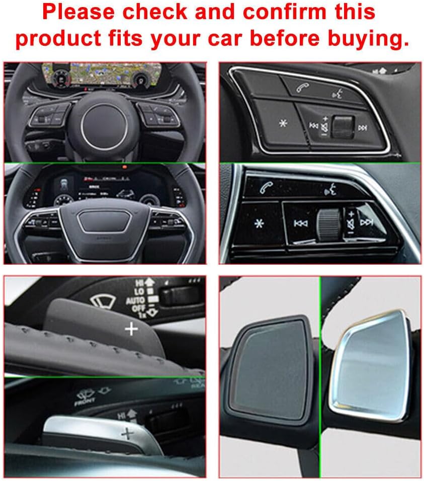 ya 5 8.24 baidi Shift Paddle Shifter Extension(Left+Right) Fit for Audi A6 C8 A7 4KA A8 S4 S5 2020