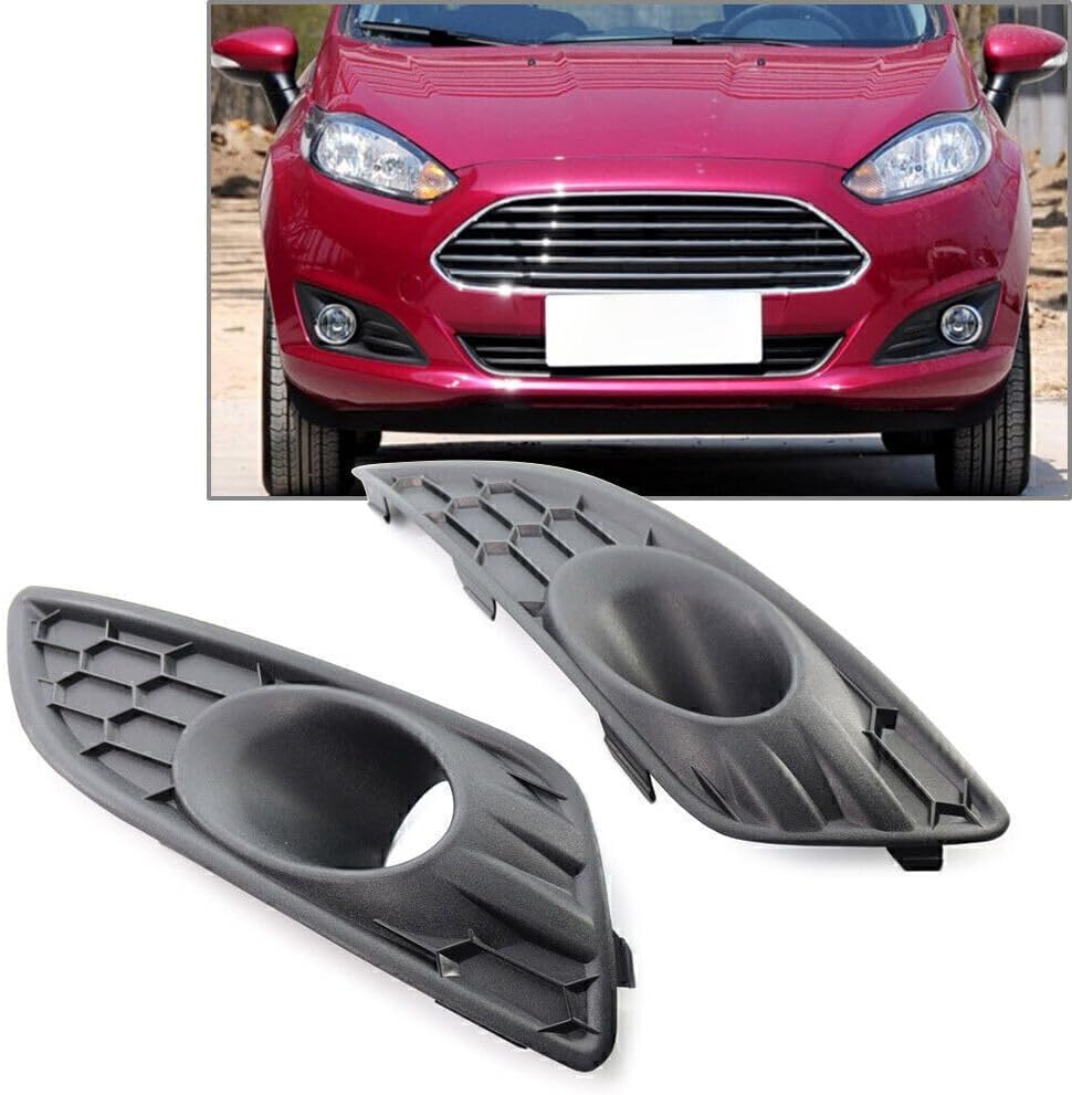 ya 4 8.8 Front bumper grille fog light protector for Ford Fiesta 2012-2016 2015 2014 2013