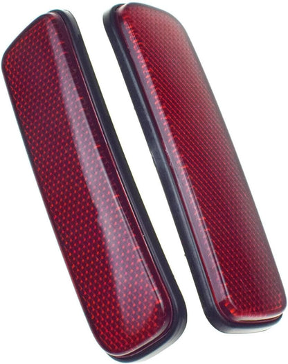 ya 13 9.15 baidi 2 Pack Left and Right Bumper Brake Light Reflectors for 1999-06 for Jeep fo