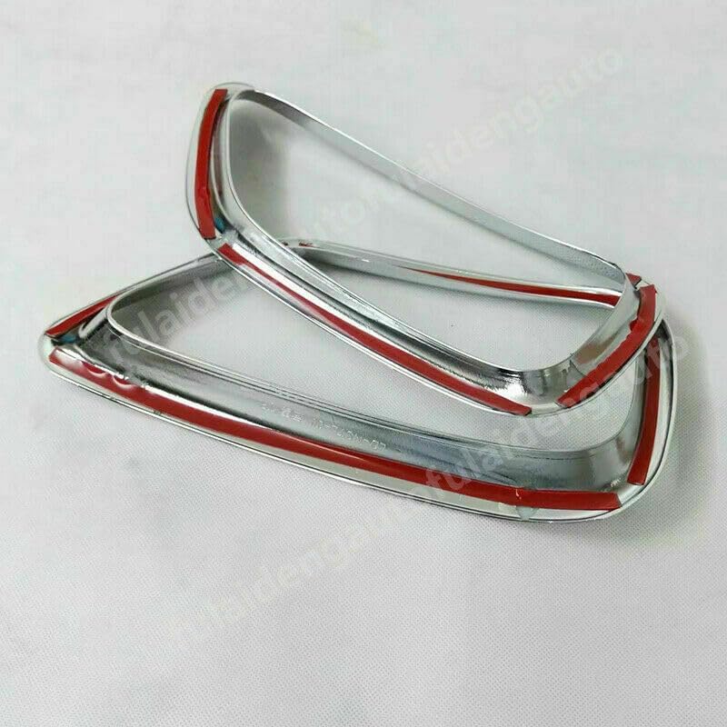 ya 6 8.14 2P Chrome Rear Fog Lamp F for Ram e Trim for Nissan Armada Patrol Y62 2017-2019