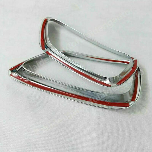 ya 6 8.14 2P Chrome Rear Fog Lamp F for Ram e Trim for Nissan Armada Patrol Y62 2017-2019