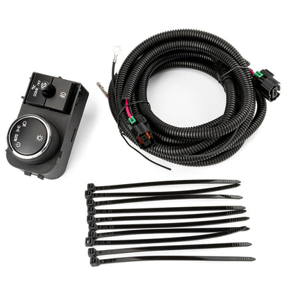 ya 4 8.10 Fog Light Wiring Harness/Switch for 07-14 for Chevrolet Silverado 07-13 GMC Sierra