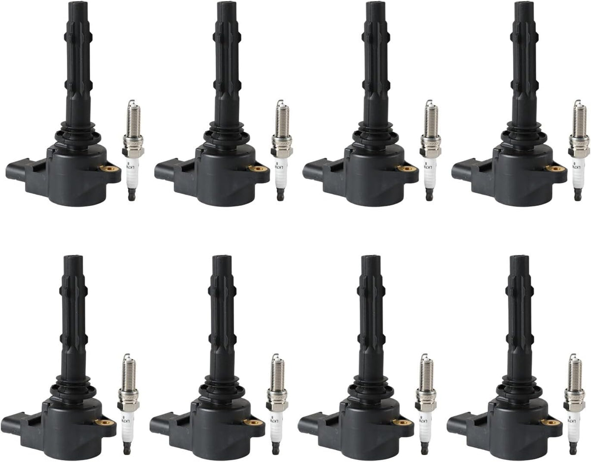 ya 9 10.24 6X Ignition Coils & 6X Iridium Spark plugs for Mercedes-benz C300 E350 UF535