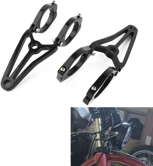 ya 4 8.14 41mm Aluminum Headlamp Bracket Parts Front Fork Headlight Mount Holder Clamp Kit