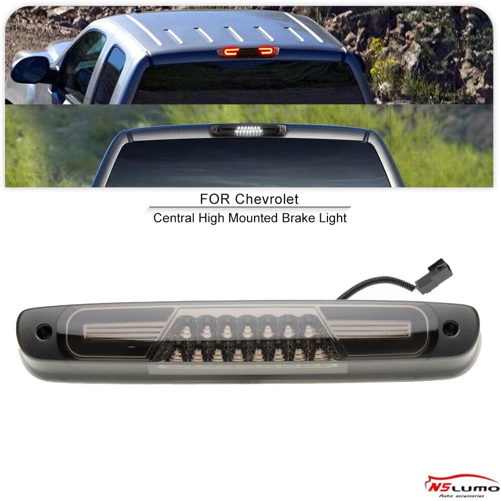 ya 4 8.10 Smoked LED Third Brake Pickup Light Cargo Light For 2007-2014 for Chevrolet and for GMC 
