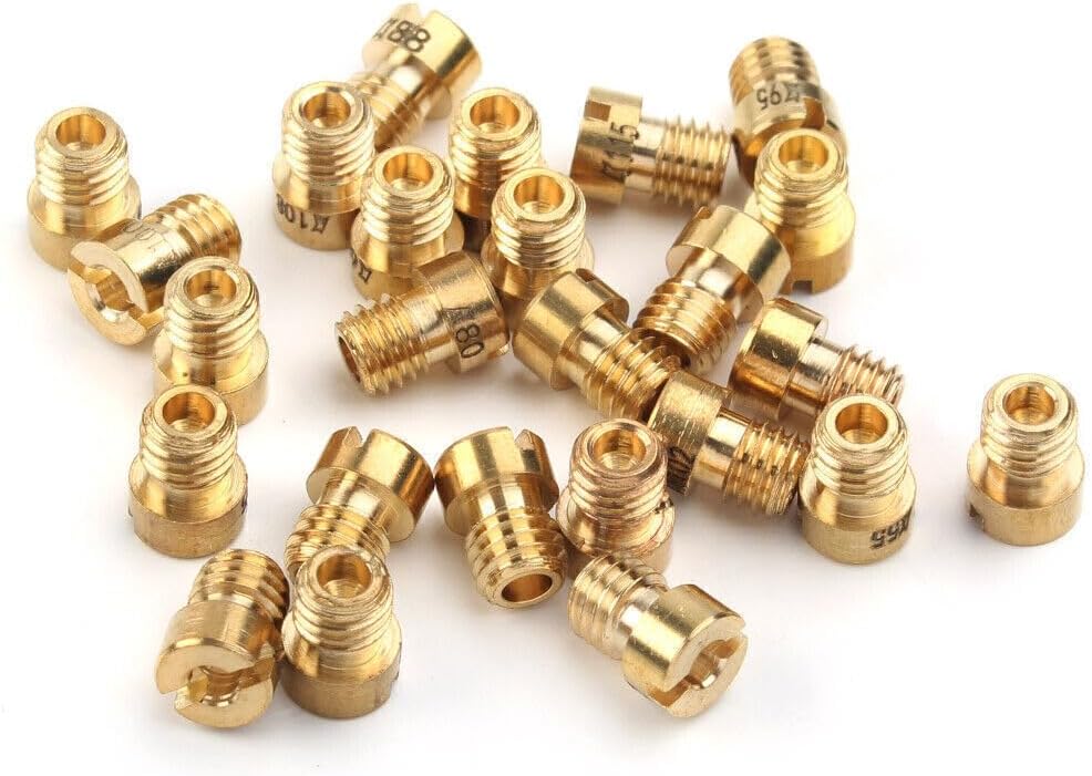 ya 2 8.15 25Pcs Carburetor Main Jet Kit Fit For Dellorto PHBG SHA 5mm #55-#115 Motor cl