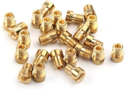 ya 2 8.24 baidi 25Pcs Carburetor Main Jet Kit Fit For Dellorto PHBG SHA 5mm #55-#115 Motor cl