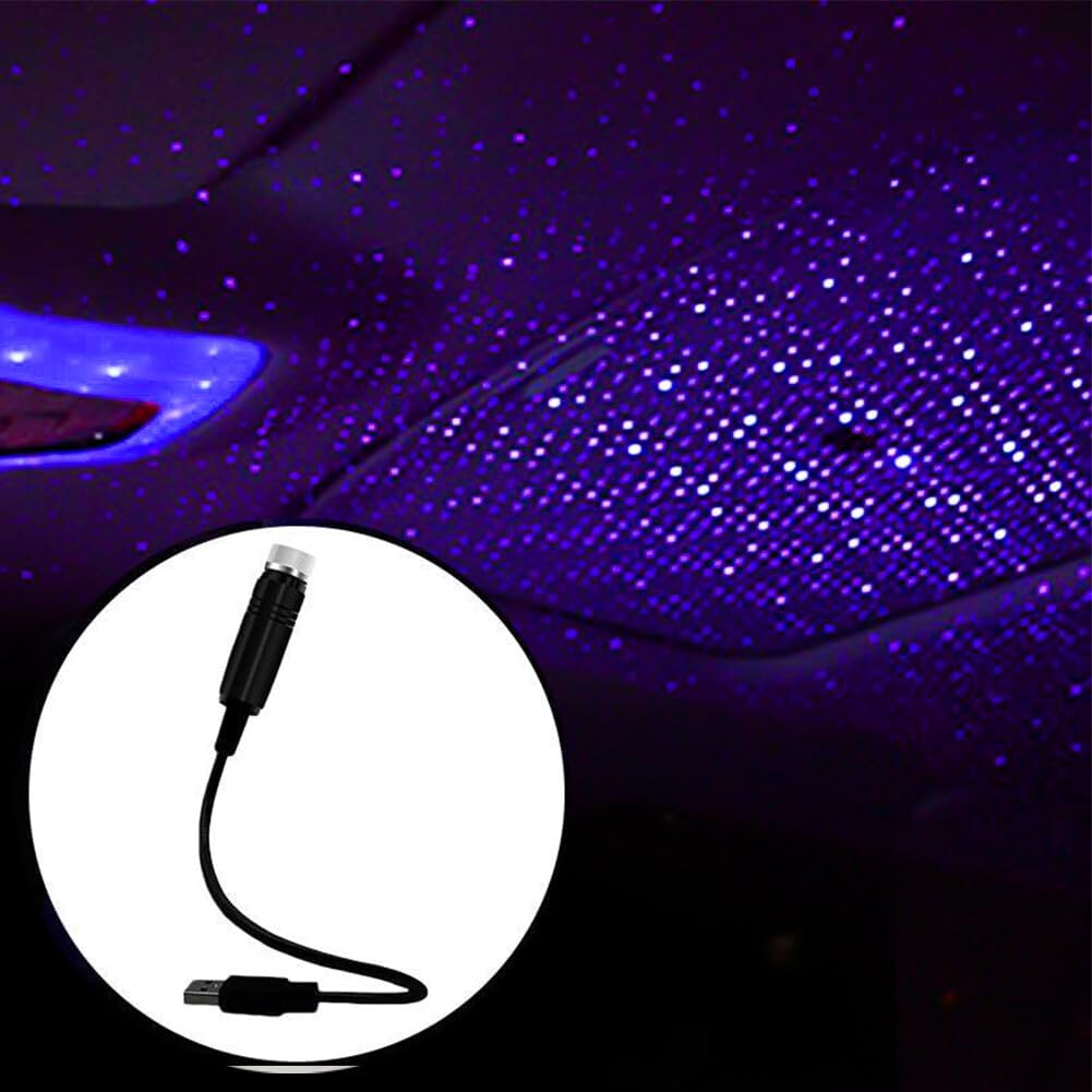 ya 13 9.15 baidi Car USB Star Sky Ceiling Light Projection Lamp Ro for MANtic Atmosphere Night Lights