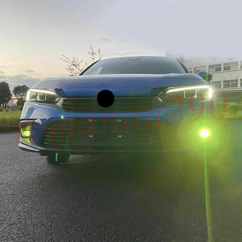 ya 7 8.24 baidi 2022-2023 for Honda for Civic Sedan LED Front Bumper Fog Lights w/Cable Switch 2X