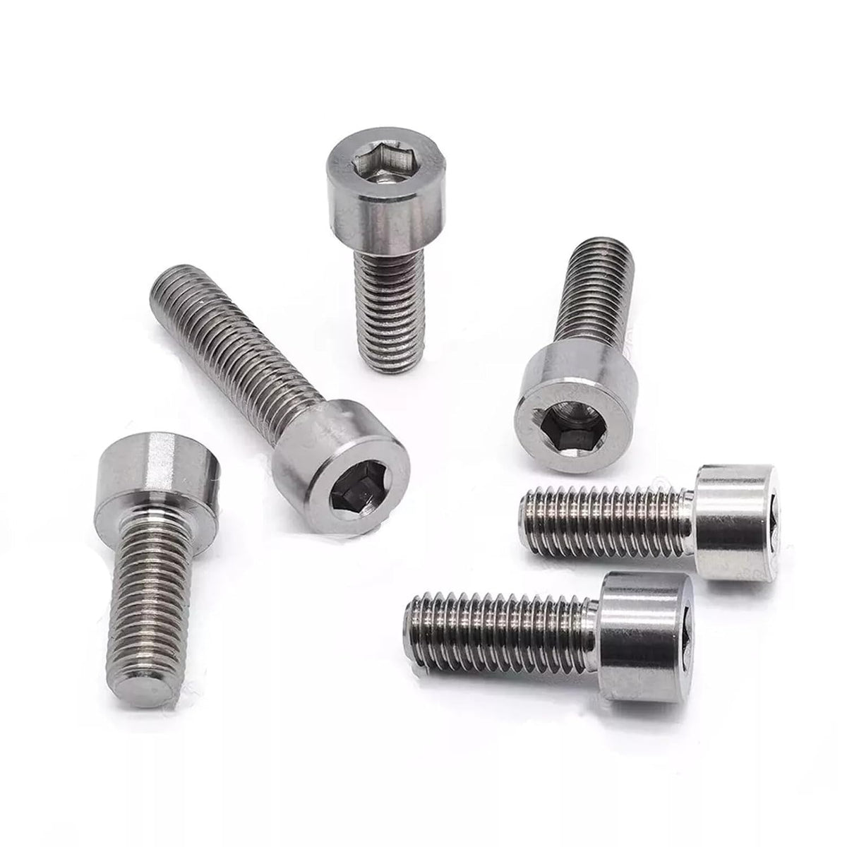 ya 16 10.20 baidi TA2 Titanium Bolts Ti Allen Hex Socket Cap Head Screws M3 M4 M5 M6 M8 DIN912 GR2-1