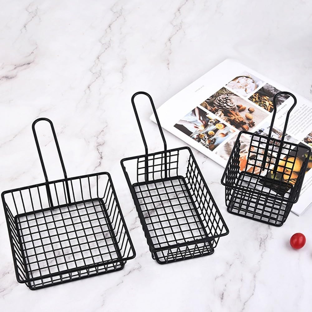 ya 14 9.20 baidi Chips Basket Wire Basket Deep Fried Stainless Steel Kitchen Tools & Gadgets-1