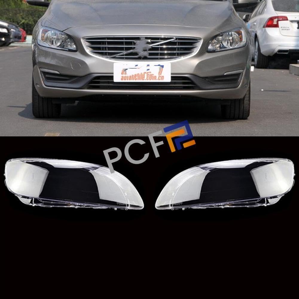 ya 4 8.14 Suitable for Volvo S80 2007-14 15 2016 LH&RH side light lens cover + sealant 2 pieces 