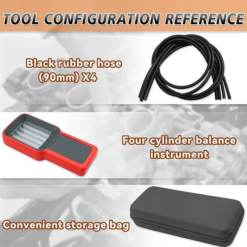 ya 23 10.7 baidi Carburetor Synchronizing Carb Synchrometer Tool Synchronizer Vacuum Gauge