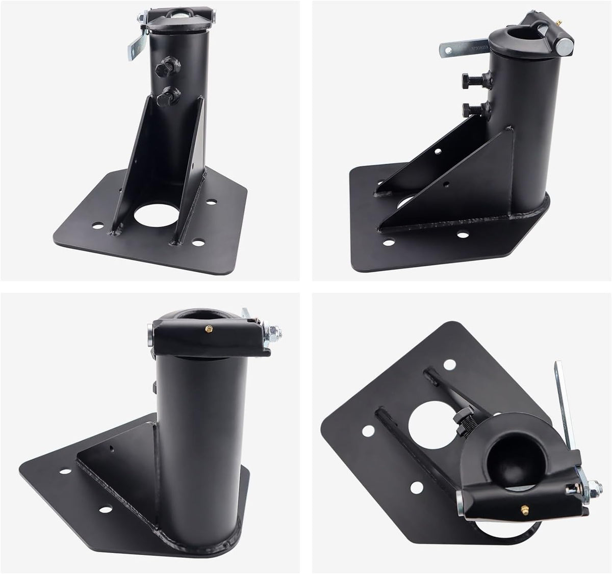 ya 4 8.8.2 Adjustable 12-17 Fifth (5th) Wheel for Camper RV Adapter Hitch to Gooseneck