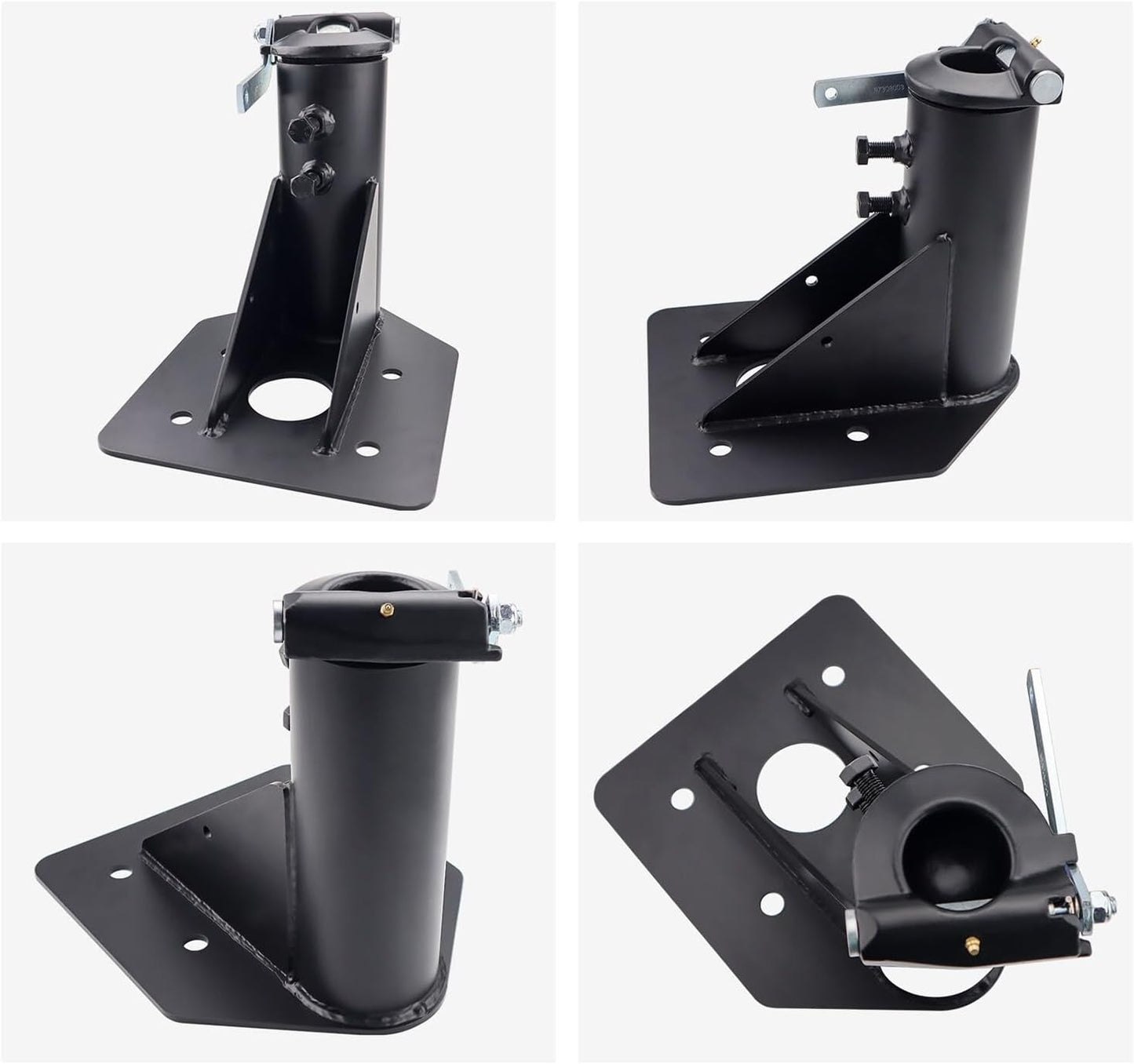ya 5 8.24 baidi Adjustable 12-17 Fifth (5th) Wheel for Camper RV Adapter Hitch to Gooseneck