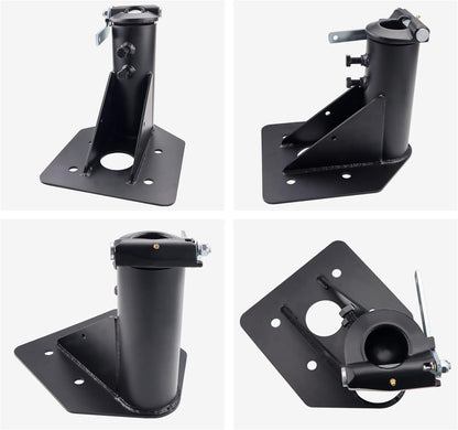 ya 5 8.24 baidi Adjustable 12-17 Fifth (5th) Wheel for Camper RV Adapter Hitch to Gooseneck