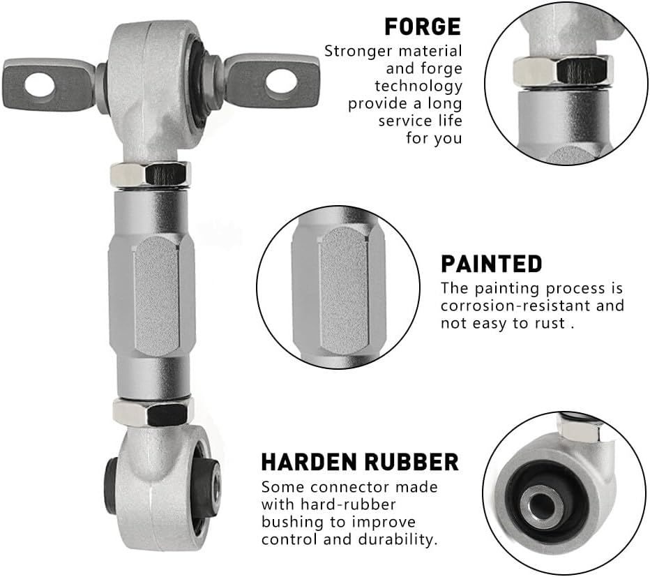 ya 13 9.15 baidi Silver Front Upper Rear Camber Arm Kit Control Toe for Honda for Civic 1992-1995 EG