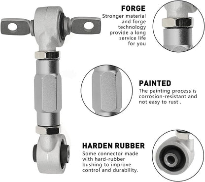 ya 13 9.15 baidi Silver Front Upper Rear Camber Arm Kit Control Toe for Honda for Civic 1992-1995 EG