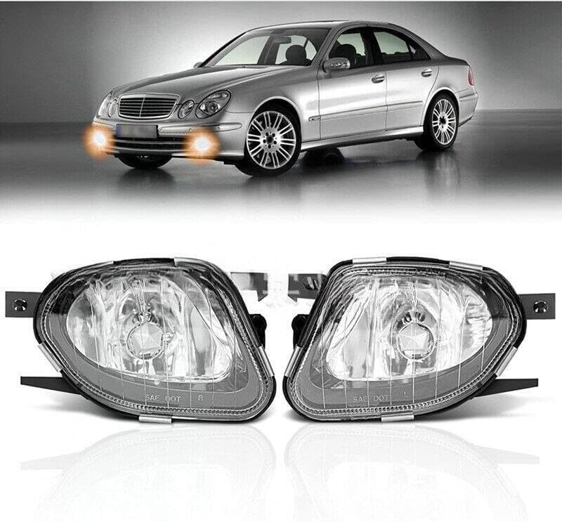 ya 7 8.24 baidi Daytime Running Light DRL Protective Cover (One Pair) for Mercedes W211 E320 E350 E500 2003-2006