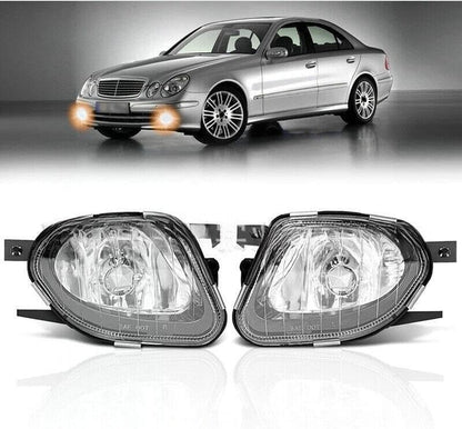 ya 7 8.24 baidi Daytime Running Light DRL Protective Cover (One Pair) for Mercedes W211 E320 E350 E500 2003-2006