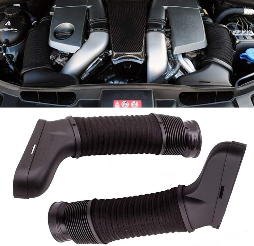 ya 7 8.24 baidi for Mercedes-Benz W204 W212 E350 2008-2012 Pair Air Intake Inlet Duct Hose Pipe