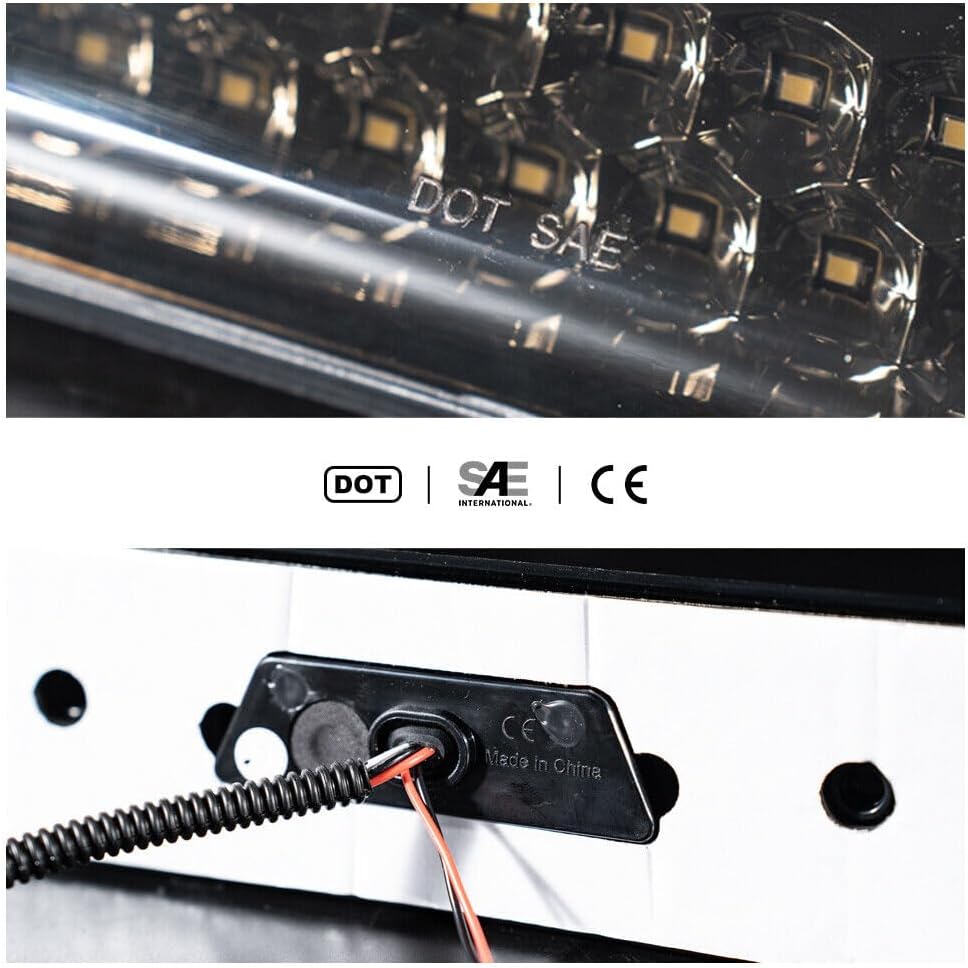 ya 7 8.24 baidi Smoke Lens LED Third Brake Light and Cargo Light for 2017-2022 for Ford F-250 Super Duty 