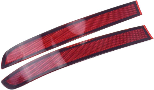 ya 4 8.10 One pair of red tail lights rear left + right bumper side reflector for VW Touran 2007-10