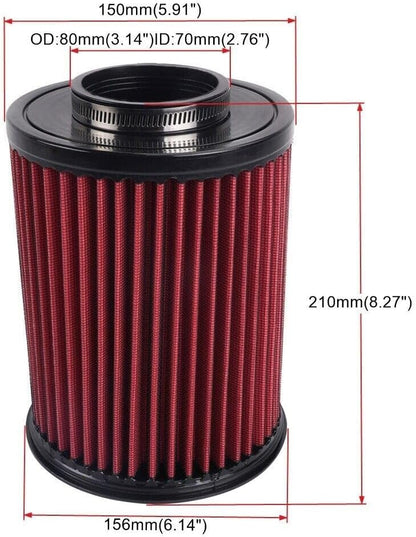 ya 13 9.15 baidi 2.75¡±/70mm Air Filter Element E-2993 (Per for MAN ce Replacement Panel Air Filter)