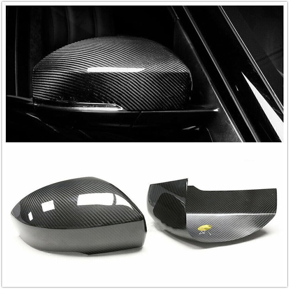 ya 11 9.14 baidiSuitable for Range Rover Sport 14-22 Dry Carbon Fiber Rearview Mirror Cover Decoration 2P-