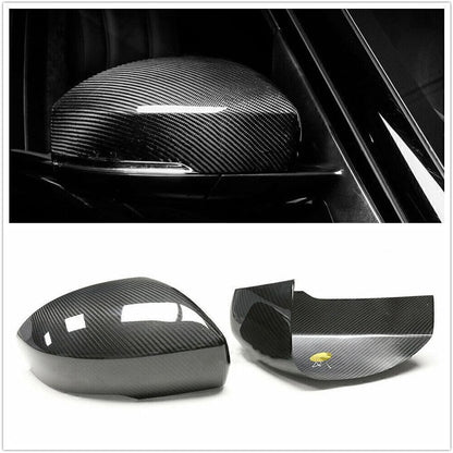 ya 11 9.14 baidiSuitable for Range Rover Sport 14-22 Dry Carbon Fiber Rearview Mirror Cover Decoration 2P-