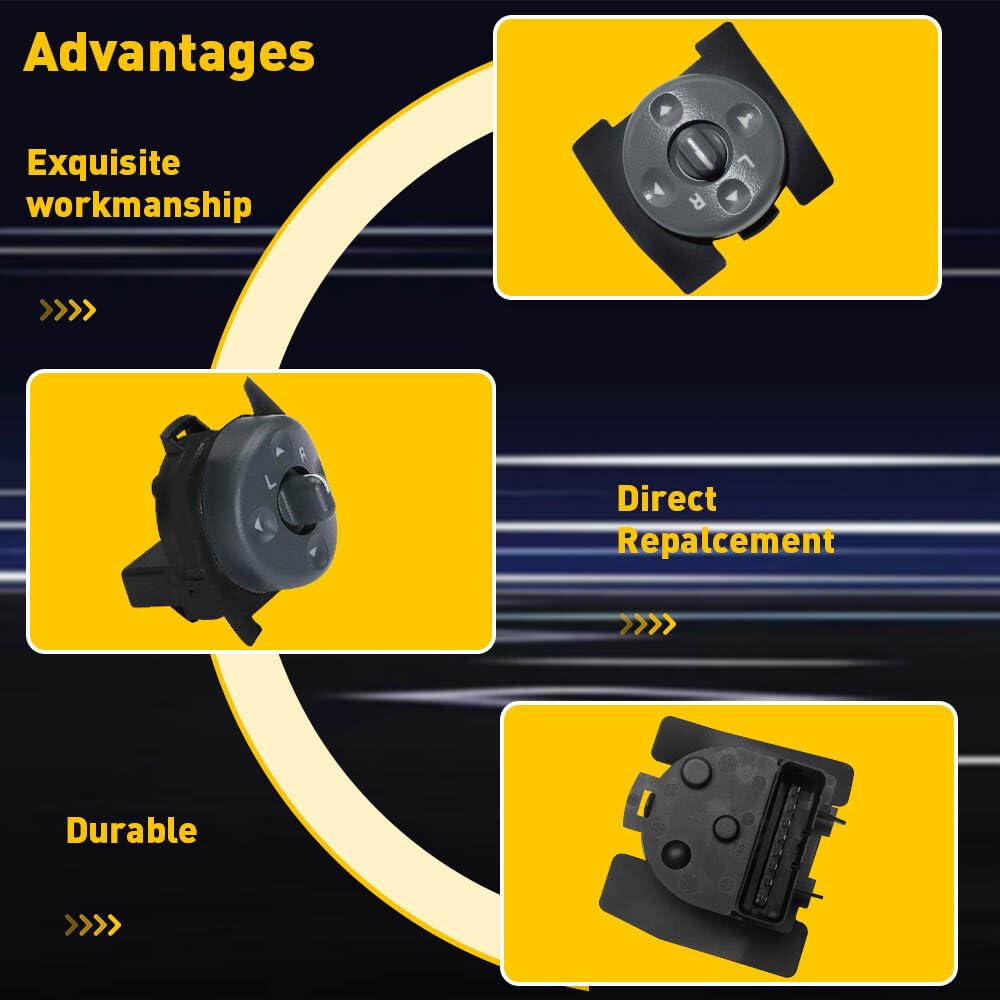 ya 8 8.24 baidi Power Mirror Switch for 95-99 for Chevrolet for GMC C K 1500/2500/3500 Pickup Suburban