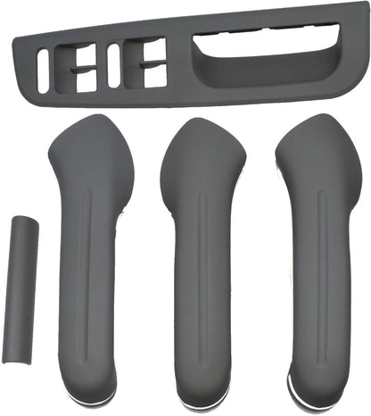 ya 11 9.14 zhengce Suitable for VW Golf MK4 Gray Interior Door Grab Handle Cover Switch Frame