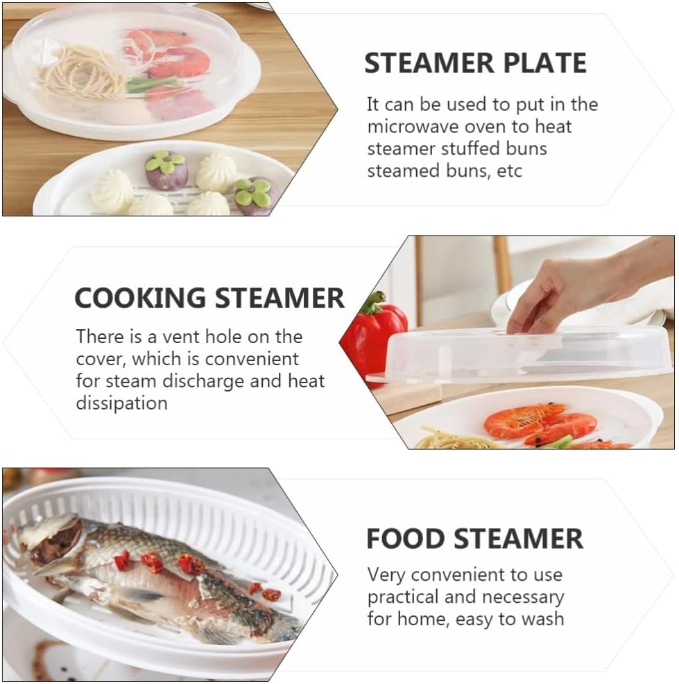 ya 14 9.20 baidi ing Tray with Lid er Plate Fish Microwavable Vegetable-1
