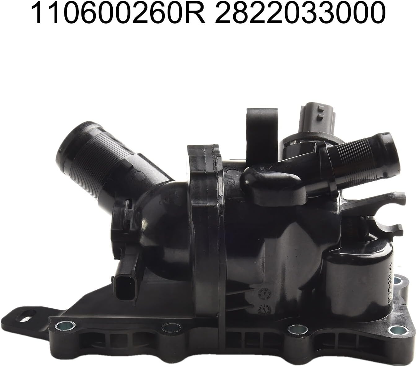 ya 2 8.15 Housing Thermostat Housing 1PC Black for for Nissan For QASHQAI J11/J12-Plastic
