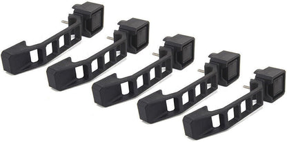 ya 2 8.15 for 07-18 for Jeep Wrangler JK 4 Door 5 Pieces Black Door Handles and Tailgate Handles at