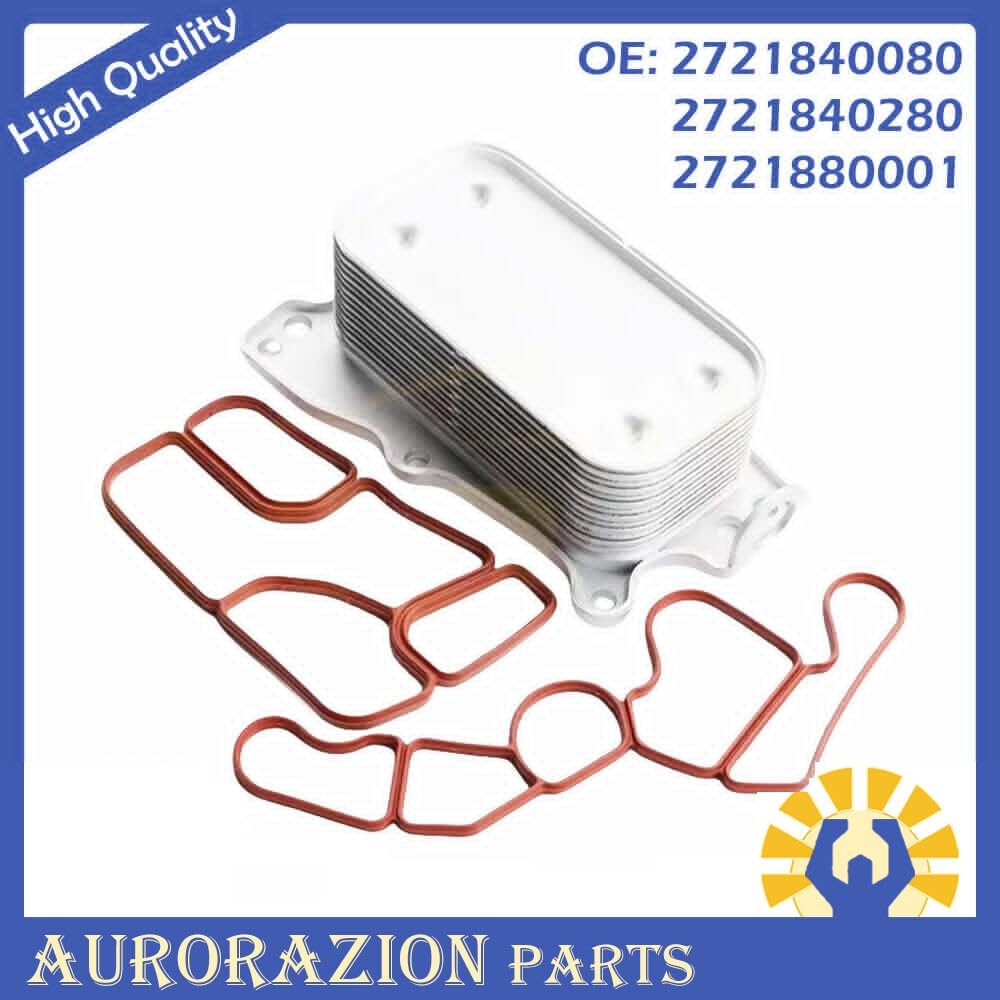 ya 8 8.24 baidi 3Pcs Engine Oil Cooler with Gasket Set Fit for Mercedes-Benz M272 CLK 2721880001