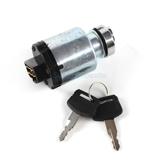 ya 16 10.20 baidi 2 Keys Ignition Starter Switch for EX200-1 Excavator with 6 Pins Digger