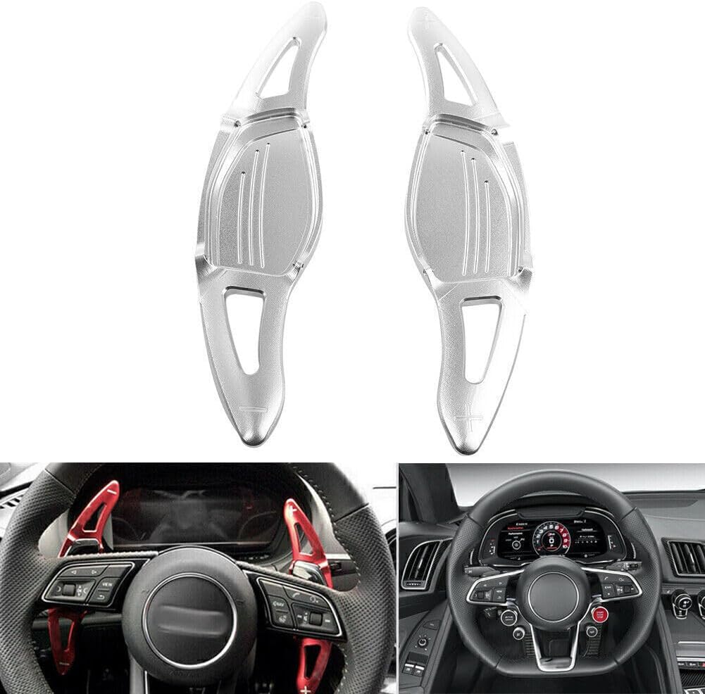 ya 10 9.16 zhengce 2x Steering Wheel Shift Paddle Shifter Extension Fit for Audi R8 RS3 RS4 RS