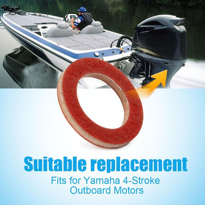 ya 2 8.15 100PCS Oil Drain Gaskets 90430-08020-00 FOR YMH Outboards Lower Unit 90430-08003