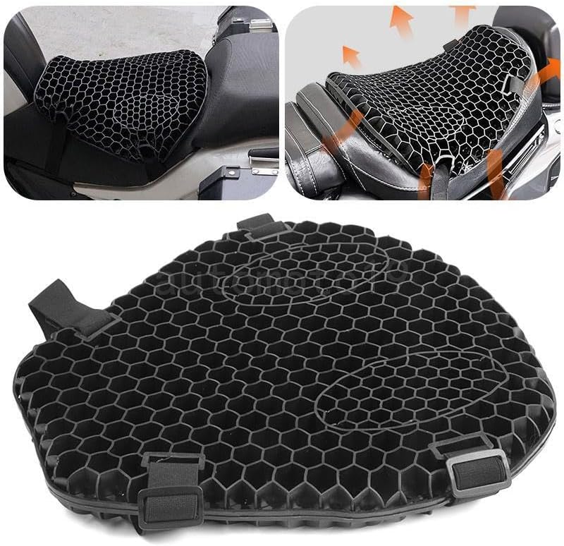 ya 5 8.24 baidi Motorcycle for SEAT Comfort Gel for SEAT Cushion Pressure Relief Air Pad Universal Black