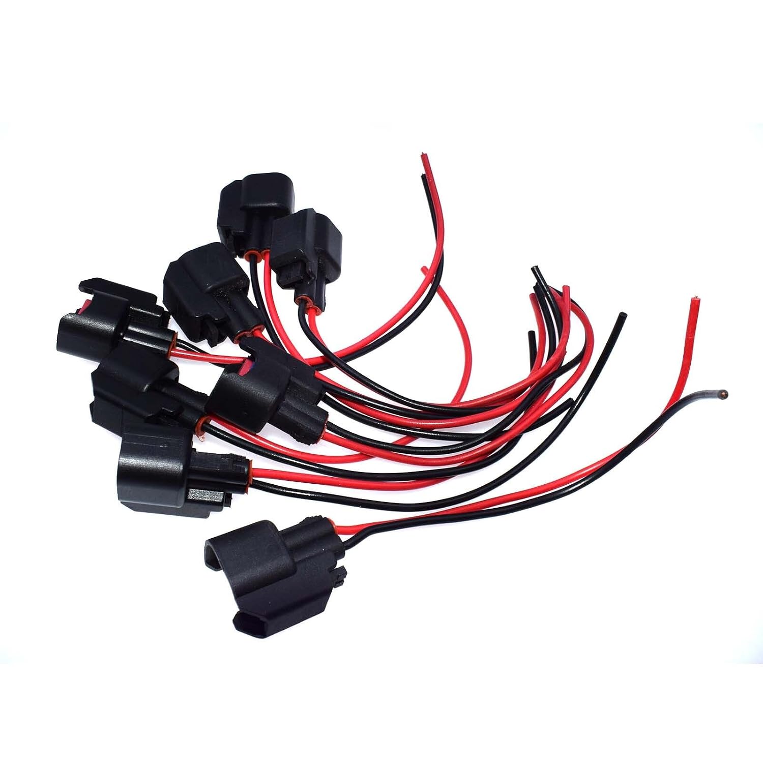 ya 2 8.15 8X Fuel Injector Tail Connector Wire Harness for Ford for Chevrolet for Dodge GM 