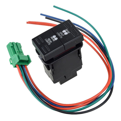 ya 5 8.10 Fit for Mazda BT-50 2011-2021 Dual Push Switch Button Spot Lights Rear Lights A8