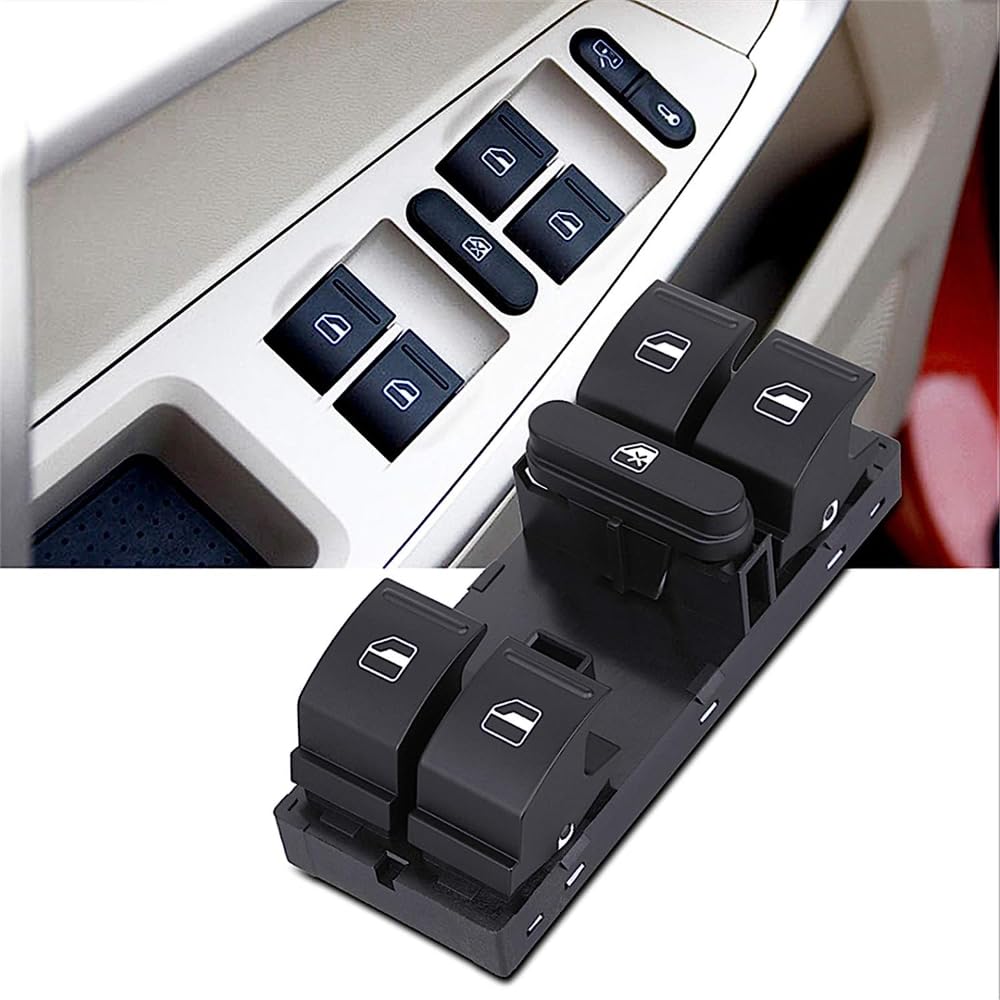 ya 8 8.24 baidi Driver Side Master Power Window Control Switch for 2005-2017 for Jetta for Golf 
